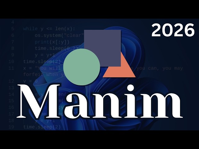 How to install Manim on Windows 2026 Guide