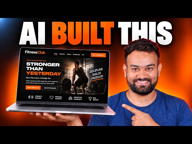 I Built a Real Website Using AI — From Idea to Live
