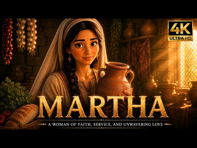 The Story of Martha | Stunning Animated Bible Story of Faith and Devotion ⭐