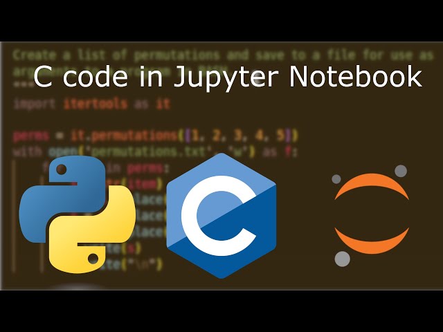 How to Code in C with a Jupyter Notebook