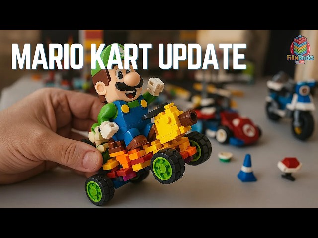 Mario Kart LEGO Update! Karts, Bikes & Characters Assembled | Track Build Series Ep. 2