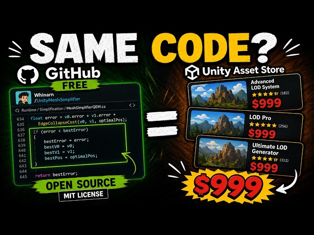 Unity Mesh LOD, Nanite - And the Truth About Paid LOD Assets
