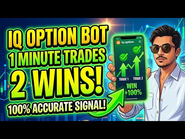 IQ Option Bot 1 Min Strategy — 100% Accurate Signals Live Proof! 🔥