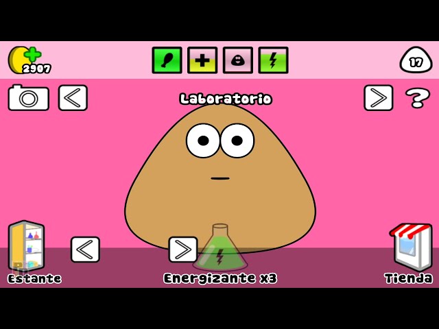POU - Juego de Pou con pantalla completa.