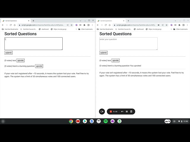 Google Apps Script App for audience ranking questions