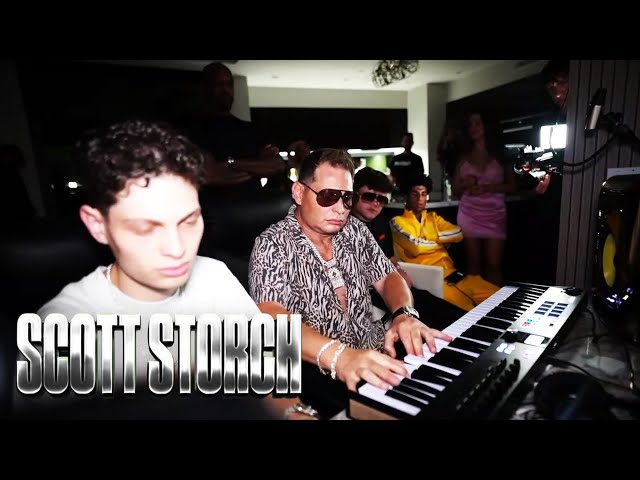 Scott Storch Makes a LIVE Beat at a Party! 🎧☁️