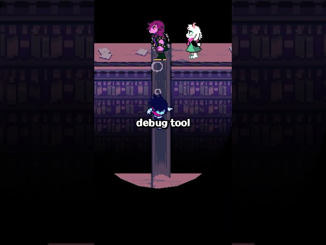 Accidental debug leftover in Deltarune Chapter 4