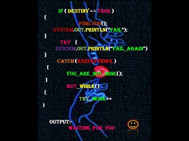 Destiny love|| coding status video in java #whatsappstatus #ststus #programming #programmer #love