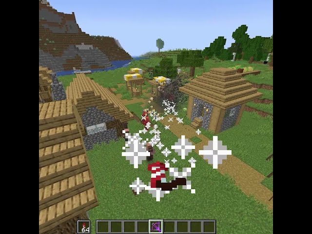 Machine Gun Crossbows in Minecraft #shorts