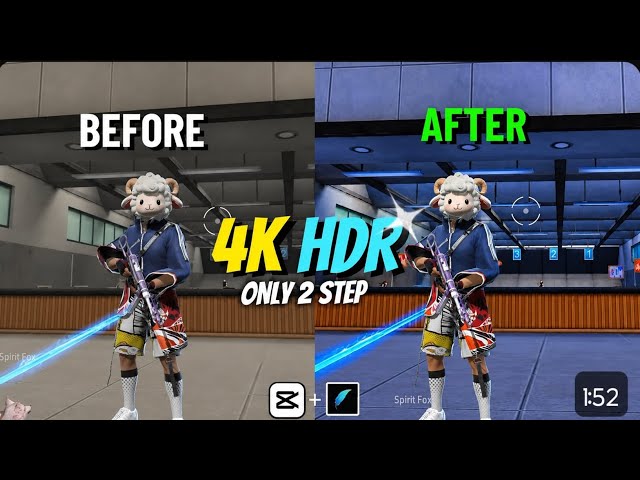 How To Increase Free Fire Video 4k Quality ⚡️ in Capcut | Free Fire HDR Quality Tutorial