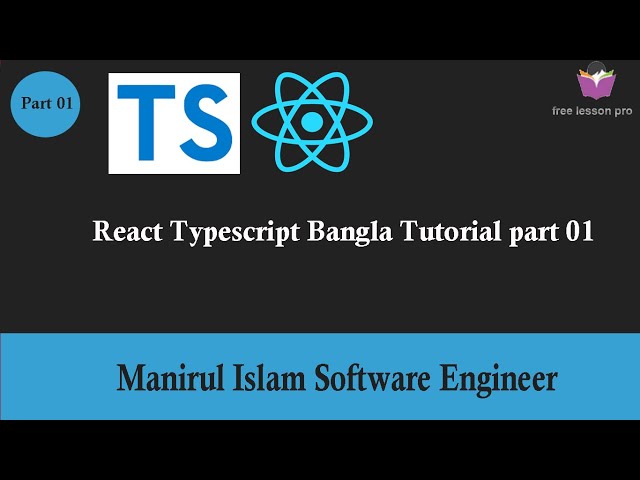 React Typescript bangla tutorial part 01 | what is typescript
