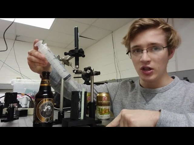 2016 Smartphone Optics Project: Beer's Law with Beer