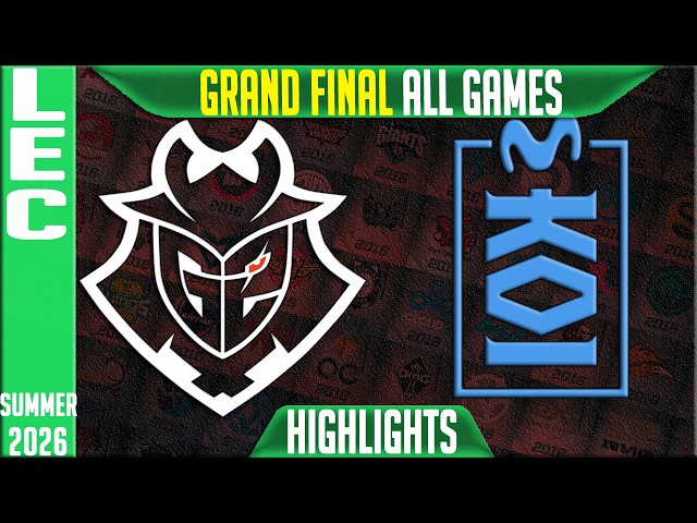 G2 vs MKOI Highlights ALL GAMES | LEC GRAND FINAL Playoffs Summer 2026 | G2 Esports vs Movistar KOI