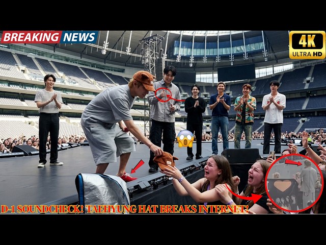 🔥London Explodes! BTS Soundcheck—ARMY Amazed by Kim Taehyung Adorable Hat 💜