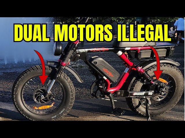 Dual Motor Ebikes Are ILLEGAL!