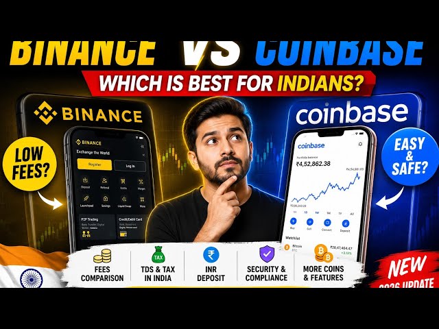 Binance vs Coinbase for Indians (2026): Which Crypto Exchange Should You Choose? 🇮🇳 | Crypto Mart
