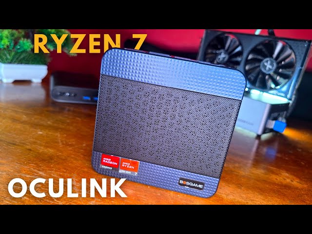 El Mini PC MAS BRUTO con OcuLink y Thunderbolt 4: BOSGAME M4