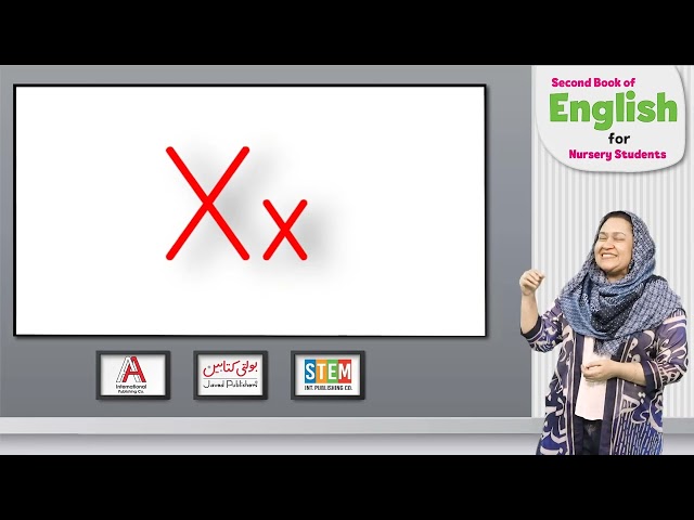 "Kids English 4+ | Letter (X) | For 4-Year-Old Students"