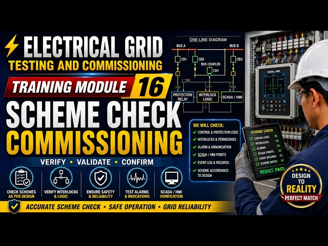 Electrical Grid Training Module 16B | Scheme Check Commissioning