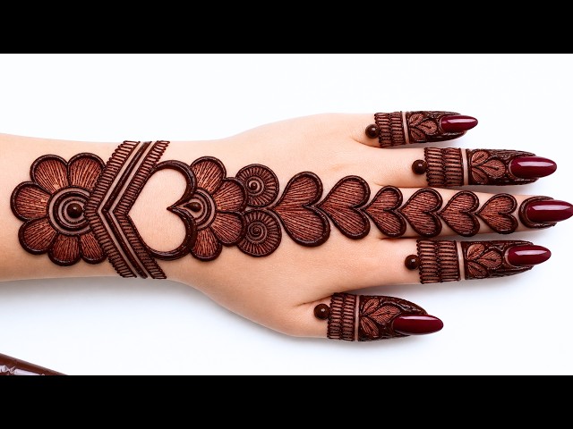 full hand simple mehndi design new 2026 |mehandi ka design | mehndi design | मेहंदी डिजाइन| #mehandi