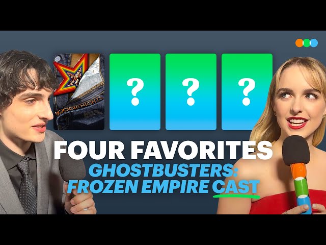 Four Favorites with Ghostbusters' Finn Wolfhard, Mckenna Grace, and James Acaster