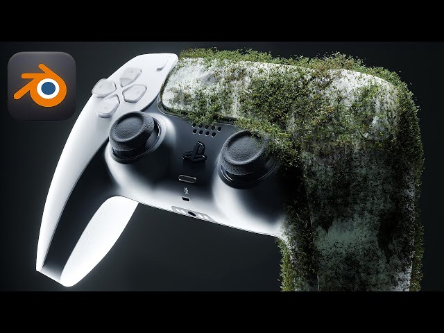 Turn ANY Blender Scene Post-Apocalyptic with EASY Setup – Moss + Decay Effect Tutorial