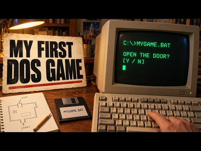 When a Text File Became Your First Game | DOS Nostalgia