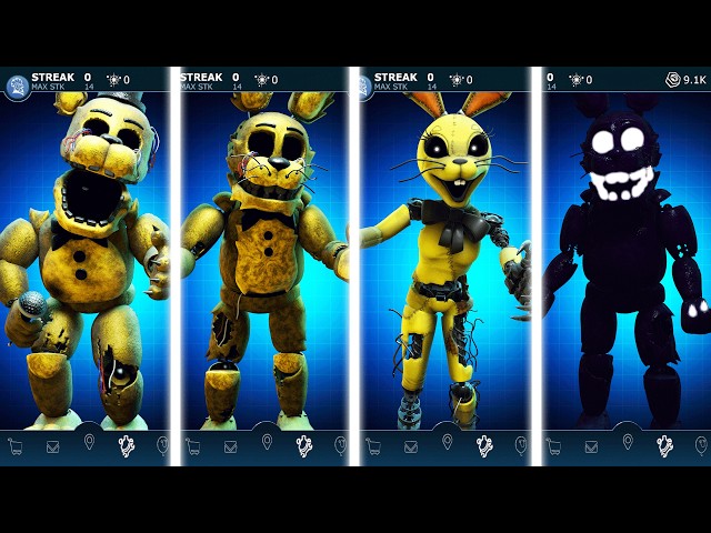 Savage Golden Animatronics FNAF AR Workshop Animations