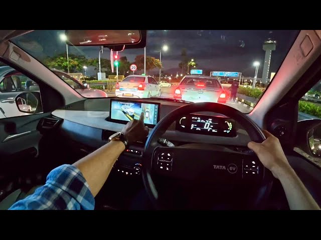DRIVING 2026 Tata Tiago EV At Night | ASMR With Headlamps & NVH Levels