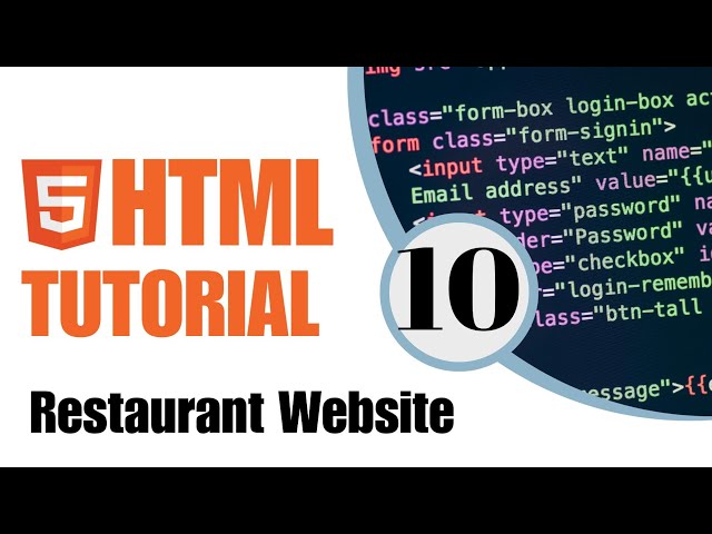 HTML Tutorial for Beginners - Restaurant Website Project (Tagalog)
