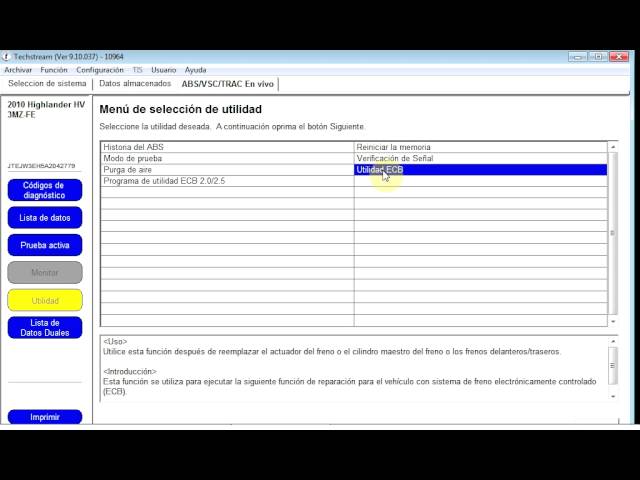 Procedimiento Techstream