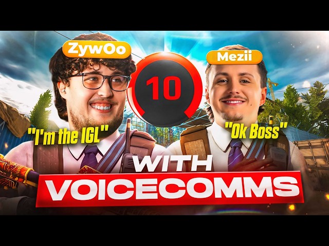ZYWOO BECOME THE IGL ON FACEIT WITH MEZII !! (+VOICECOMMS)