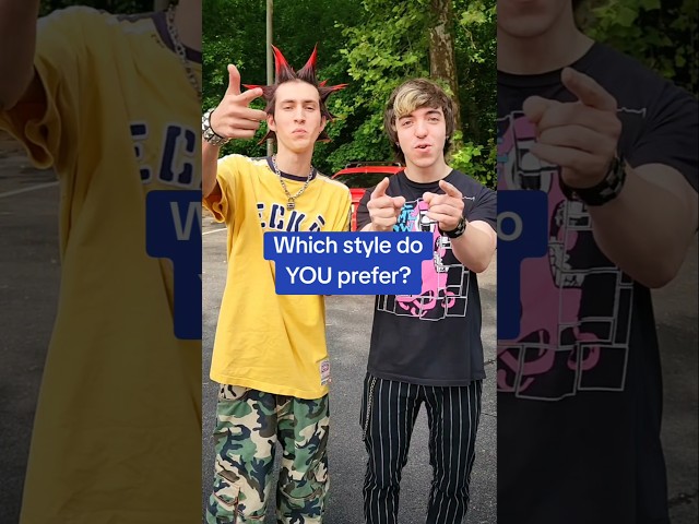 Early 2000's Vs. Late 2000's #emo #alternative #2000s #scene #poppunk #numetal