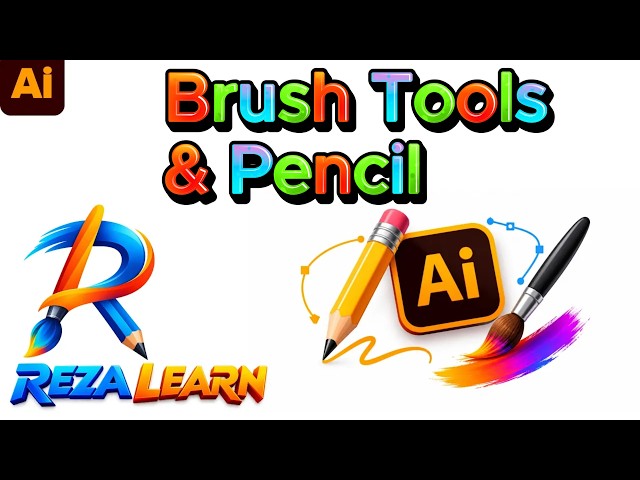 How to Use the Pencil & Brush Tools in Adobe Illustrator