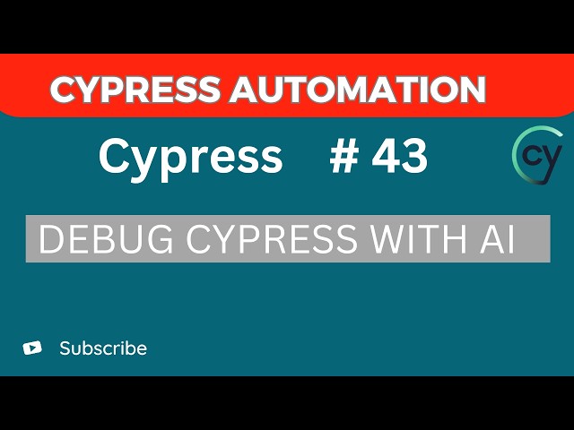 How to Debug Cypress Tests with AI (Fix Failing Tests Fast)