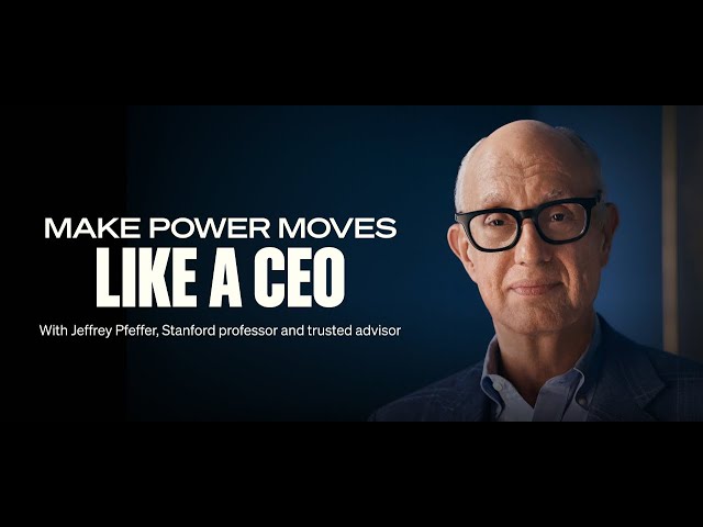 The Power Playbook: How to Win at Work with Jeffrey Pfeffer | Official Trailer | MasterClass