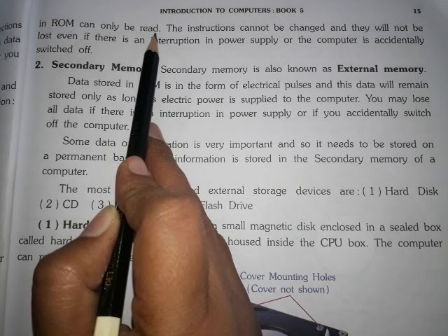 Std 5 Computer/Unit 3/Storage/Explanation
