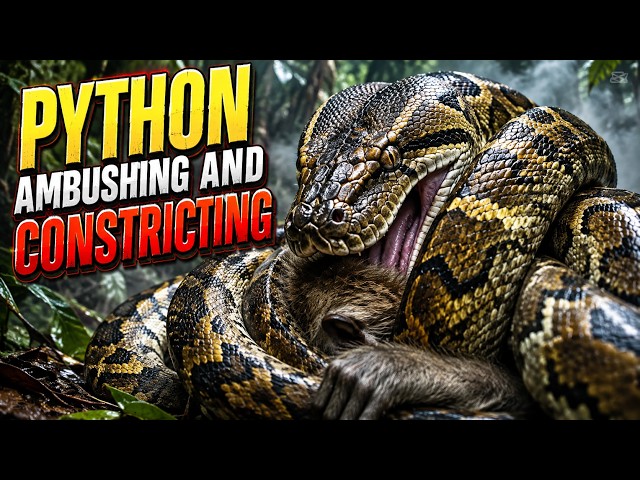 How Do Burmese Pythons Ambush and Constrict Their Prey? 🐍