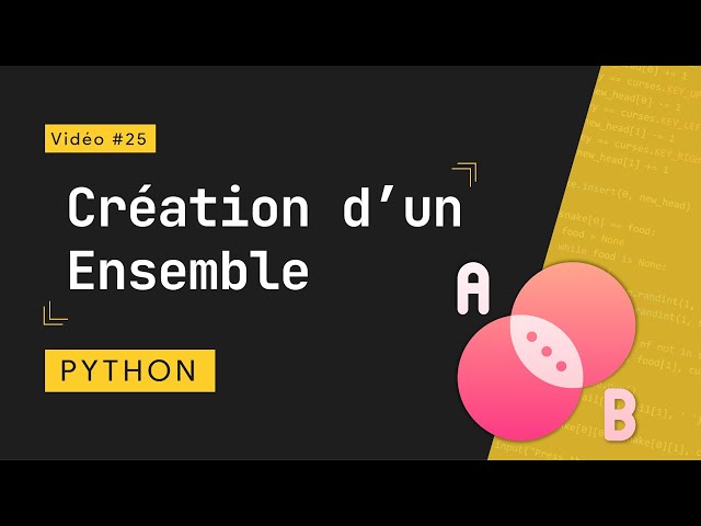 Python 25: Understanding and Creating Sets in Python