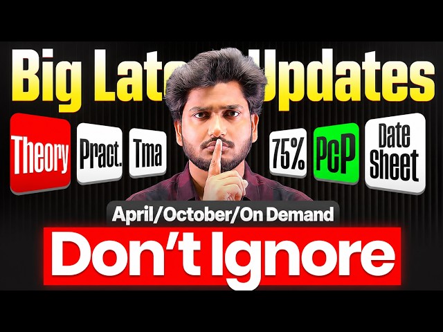 NIOS Big Update 😱 Date Sheet October 2026 & April 2027 | PCP, TMA & Practical