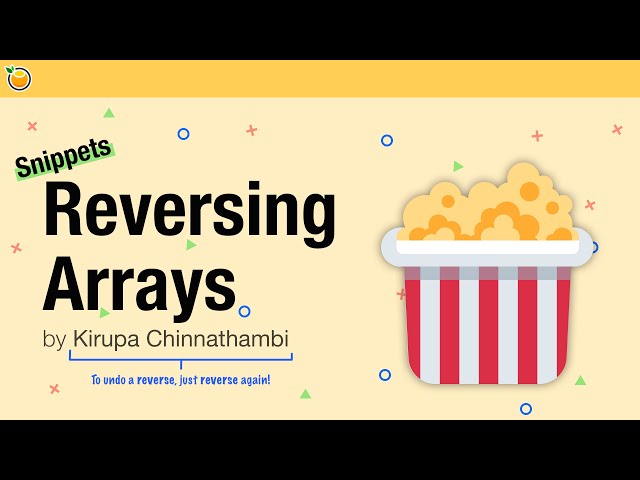 Reversing an Array