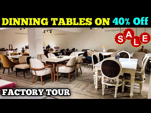 Dinning Tables Direct From Factory at 40% Off in Kirti Nagar Furniture Market | Beds Dinning Table