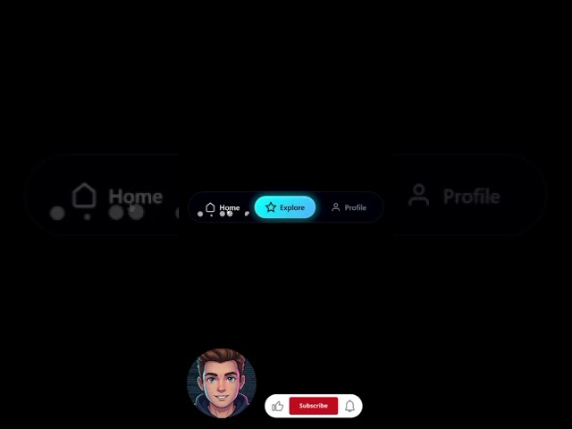 Create a Liquid Bubble Nav Menu with HTML, CSS & JavaScript 💧🔥