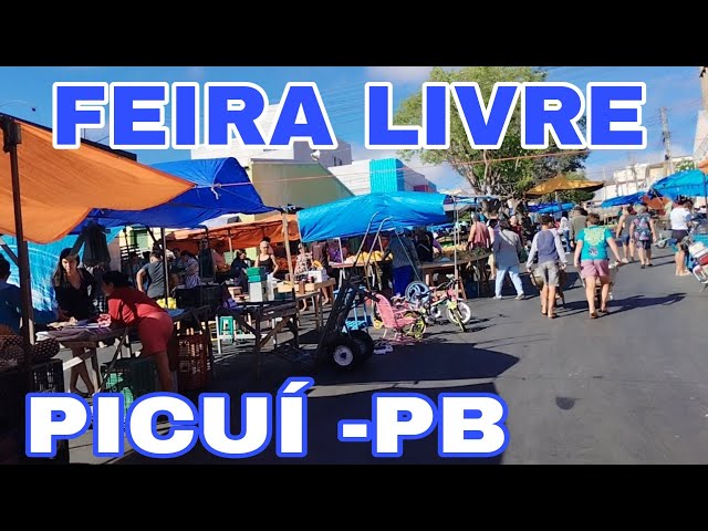 FEIRA LIVRE DE PICUÍ NA PARAÍBA 14.11.2025