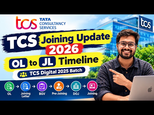 TCS Joining Letter Update 2026 | New JL Received | 2025 Pass-Out | Digital | Java