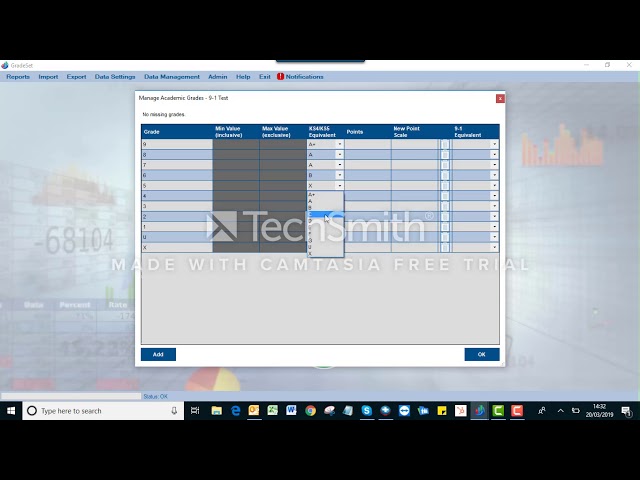 GradeSet : How to Create a Grade Set
