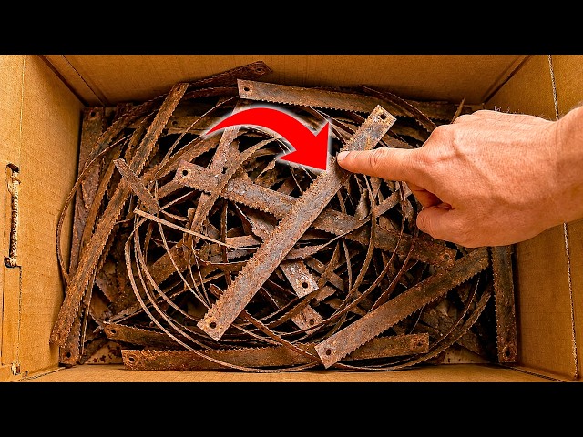 Don't Throw Away Your Rusty Wood Saw Blade! You Won't Believe the Result | Creation Hack