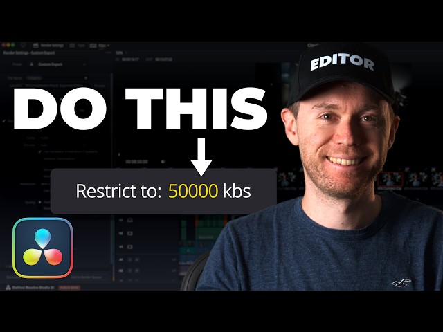 Get PERFECT Export Settings In Davinci Resolve