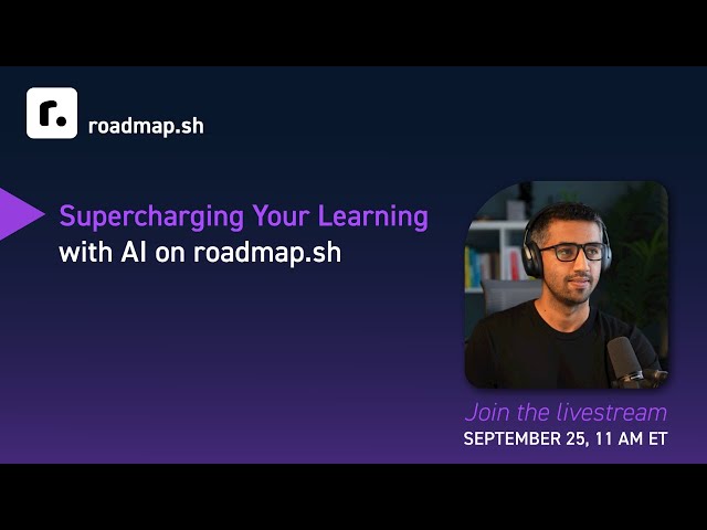 Use AI to Supercharge Your Learning on roadmap.sh