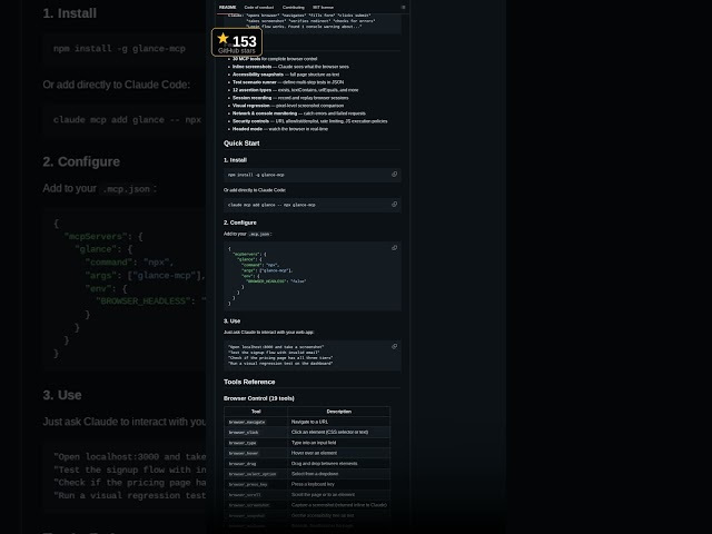 Glance gives Claude Code a real browser